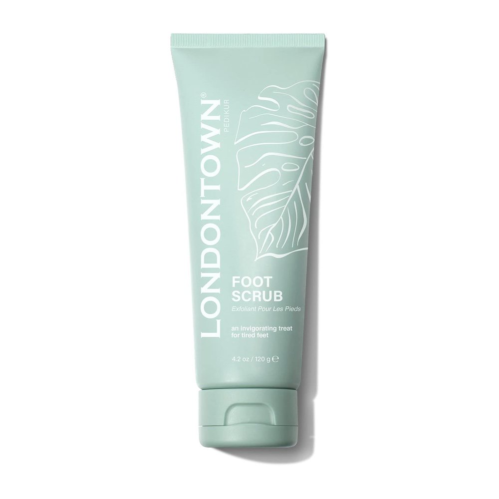 LONDONTOWN Pedikur Foot Scrub for Smoother Soles & Softer Heels, Vegan & Cruelty Free, 4.2 fl oz