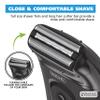 Wahl Compact Rechargeable Lithium Ion Shaver Kit with Hygienic Rinseable Foils & Cutter Bar with Dual Flexible Foils That Move with The Contours of Your Face - 7065 view 4