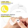 LASHVIEW 100 Pairs Eye Pads,Under Eye Pads for Eyelash Extension,Microfoam Eye Pads,Natural NO Hydrogel,Lash Extension Lint Free,Fit Most Eye Shape, Stick Well,Hypoallergenic,Waterproof view 3