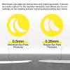 LASHVIEW 100 Pairs Eye Pads,Under Eye Pads for Eyelash Extension,Microfoam Eye Pads,Natural NO Hydrogel,Lash Extension Lint Free,Fit Most Eye Shape, Stick Well,Hypoallergenic,Waterproof view 4