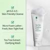 1.618 Korean Foam Face Wash - pH 6.5 Balanced Tea Tree Cleanser  Salicylic Acid & Plant-Based Formula for Blemish-Prone, Oily Skin | 5.07 oz view 2