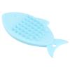 1Pc Fish-Shaped Massage Brush exfoliating Back Scrubber Silicone Shower Scrubber Silicone scrubbers Body Infant Hair Brush Bath Shower Brush Palm Dandruff Removal Baby view 1