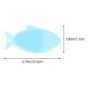 1Pc Fish-Shaped Massage Brush exfoliating Back Scrubber Silicone Shower Scrubber Silicone scrubbers Body Infant Hair Brush Bath Shower Brush Palm Dandruff Removal Baby view 3