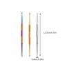 Lurrose 6pcs Comedone Extractor Tool Stainless Steel Black Head Remover Pore Cleanser Hidden Beauty Needles Tools for Nose Face Blemish Whitehead Popping view 2