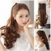 YYDS Fluffy Wavy Ponytail Extension Easy Wear Natural Snythetic Pony Tail Wig (55cm Claw Clip Black) view 1