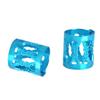 100PCS Braiding Beads Metal Cuffs,New Colorful Dreadlocks Beads Hair Braid Rings Clips Dread Locks, Rings Cuff Hair Decoration Braiding Filigree Tube Hair Jewelry (blue) view 3