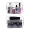 5 Pack Clear Plastic Zippered Toiletry Carry Pouch TSA Approved Toiletry Bag Portable Cosmetic Makeup Bag for Vacation, Bathroom and Organizing (White, Small/Large) view 4