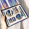 Makeup Set for Women, All in One Palace Kit, Lipstick Concealer BB Cream Foundation Eyeliner Eyeshadow Palette Eyebrow Brush With Delicate Gift Box 8PCS Set for Valentine's Day Mother's Day Birthday view 2