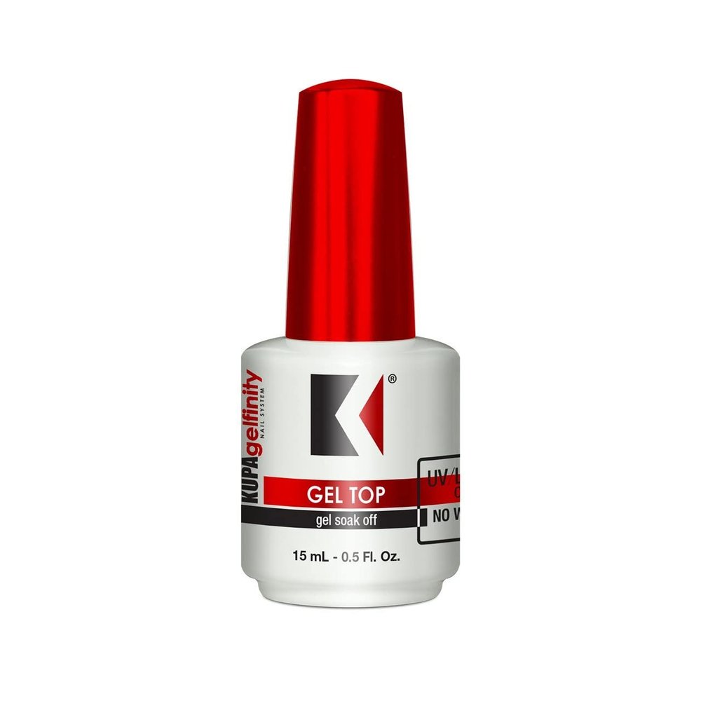 Soak Off Gel - Topcoat Gloss (No-Wipe) - 0.5oz/15mL - 4 PACKFQ