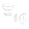 5pcs Wall Bracket Powder Puff Shelf Sponge Holder Rotatable Powder Puff Stand Powder Puff Stand Holder Makeup Sponge Storage Shelf Kickstand Whiting Sponge To Rotate view 2