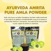 Ayurveda Amrita Pure & Natural Amla Powder For Hair, Scalp & Face 100 Gm, Light Brown view 2