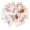 Easter Rabbit Pinwheel Hair Bow (White or Pink) view 3