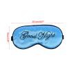 Sleep Cover Silk Soft Plush Eye Cover, Adjustable Strap Sleeping Eye Blinder Night Eyeshade Cover for Sweet Sleep Travel Nap Dry Puffy Eye Relax 1PCS Golden view 2