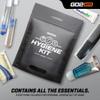 Go2Kits Travel Toiletry Kit, Hygiene Kit for Travel, Business & Charity with Reusable Toothbrush, Bath Soap & Other Essential Toiletries, 100-Pack (GO22) view 2
