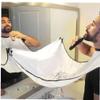 Beard Shaving Apron Man Waterproof Hair Shave Catcher Bathroom Beard Trimming Apron with Suction Cups White 120x80cm view 3