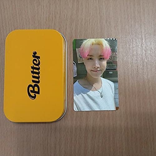 BTS Butter Official Weverse Pre-Order Benefit Cream Case + J-Hope Photocard Set