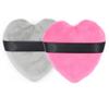 AKOAK Heart Makeup Blend Powder Puff, Velvet Makeup Sponge Powder Puff, Powder Puff for Loose and Makeup Base, Makeup Tool, Beauty Sponge Mixer Cleanser - Pack of 2 view 1
