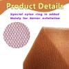 African Net Long Bathing Sponge,Net Exfoliating Back Scrubber for Body,Exfoliating Back Towel,Pack of 1 (Brown) view 3