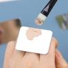 AKOAK 2 Pcs Stainless Steel Square Palette Mini Ring Makeup Palette Nail Blur Painting Tools DIY Nail Art can be used for Eye Shadow Eyelash Pigment Mix view 2