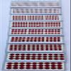 ATCUSA Deep Red Maroon Velvet Cards Dot Indian Bindi for women Tattoo Stickers Adhesive Body Jewelry Round Bindi Bridal Forehead Decor/Belly Decor 9 Different Sizes Dark Red Maroon view 1