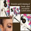 24 Individually Wrapped Makeup Brush Cleansing Cloths - Quick & Convenient Brush Cleaner Wipe- For Make up Artists Cosmetology Students Make up Tutorial ON THE GO, Travel TSA Approved view 4