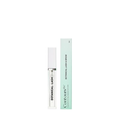 Contours Rx Botanical Lash & Brow Enhancing Serum  Organic, Drug-Free Growth Formula with Peptides & Botanicals  Strengthens, Hydrates & Nourishes  5ml