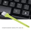 WNSC Electric Shaver Cleaning Brushes, 6pcs, Green Handle, White Nylon Bristles, PP Material, Ergonomic Long Handle, Hanging Hole Design view 3