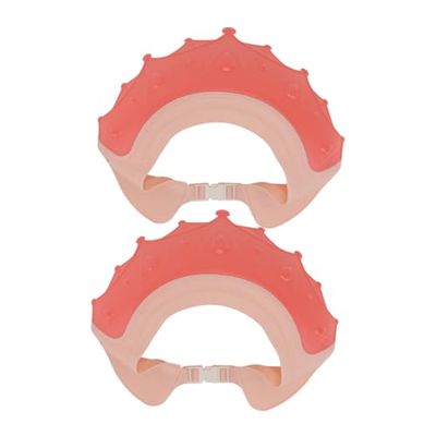 2pcs Shower Cap Bathing Protection Bath Cap Small Beard Comb Bath Hat Bath Cap Visor for Shampoo Shampoo for Hat Red Shampoo Cap Newborn Water Proof