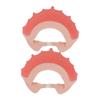 2pcs Shower Cap Bathing Protection Bath Cap Small Beard Comb Bath Hat Bath Cap Visor for Shampoo Shampoo for Hat Red Shampoo Cap Newborn Water Proof view 1