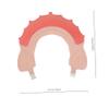 2pcs Shower Cap Bathing Protection Bath Cap Small Beard Comb Bath Hat Bath Cap Visor for Shampoo Shampoo for Hat Red Shampoo Cap Newborn Water Proof view 2