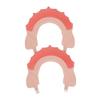 2pcs Shower Cap Bathing Protection Bath Cap Small Beard Comb Bath Hat Bath Cap Visor for Shampoo Shampoo for Hat Red Shampoo Cap Newborn Water Proof view 3