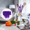 FOMIYES 150pcs Makeup Brush Covers Protector Pe Net Mesh Sleeves Labeled Set for Concealer Tools view 4