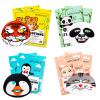 Animal Spa Mask, Character Masks Sheet- Penguin, Panda, Tiger, Cat -Nourishing Moisturizing Effects For All Skin Types- Birthday Party Gift for her, Girls Night, Spa Night, Beauty Gift (8pack) view 1