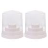 Nail Drill Bits Holder Stand, 2pcs 48 Holes Stand Display Organizer Nail Drill Bits Storage Container Box Manicure Tools for Home Nail Salon (White) view 1
