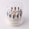 Nail Drill Bits Holder Stand, 2pcs 48 Holes Stand Display Organizer Nail Drill Bits Storage Container Box Manicure Tools for Home Nail Salon (White) view 4