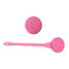 1 Set Bath Brush Exfoliating Body Brush Body Massager Massage Brush Exfoliating Shower Brush Shower Pouf Long Handle Shower Body Brush Loofah Sponge Child Pink Rayon Scrub Clean view 1