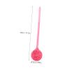 1 Set Bath Brush Exfoliating Body Brush Body Massager Massage Brush Exfoliating Shower Brush Shower Pouf Long Handle Shower Body Brush Loofah Sponge Child Pink Rayon Scrub Clean view 2
