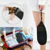 Dussdil Halloween Pumpkins House Slippers Bats Stars Home Spa Slippers Memory Foam Closed Toe Slipper Non Slip for Hotel Bedroom Travel Shoes Women Men M view 3