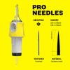 Hawink Tattoo Cartridge Needles #10 Bugpin 5 Round Shader M-Taper 16PCS with Membrane Professional Disposable Finger Ledge Cartridges EN05S-FG-16-1005RS view 4