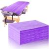 20 Pieces Disposable Bed Sheets Bed Cover Spa Massage Table Sheet Waterproof Bed Cover Flat Sheets Non-woven Fabric, 31 x 71 Inches (Purple) view 1