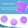 20 Pieces Disposable Bed Sheets Bed Cover Spa Massage Table Sheet Waterproof Bed Cover Flat Sheets Non-woven Fabric, 31 x 71 Inches (Purple) view 2