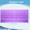 20 Pieces Disposable Bed Sheets Bed Cover Spa Massage Table Sheet Waterproof Bed Cover Flat Sheets Non-woven Fabric, 31 x 71 Inches (Purple) view 3