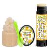 Natural Honey Soothing & Luscious Lips by OverSoyed Exfoliator & Chapped Lip Repair Lip Care Combo | Artisan Handcrafted to Order Sticky Sweet Honey Lemon Orange Berry Floral Spice Flavored Exfoliating Sugar Lip Scrub & Lip Moisturizer Balm Gift Set view 1