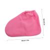 4pcs Essential Oil Gloves Spa Paraffin Wax Gloves Dry Skin Gloves Womens Boots Parrafin Wax for Hands Heated Warm Socks Paraffin Bath Mitt Women's Boots Work Pink Polyester Heating view 2