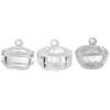 Beaupretty 3pcs Crystal Glass Nail Liquid Powder Cup High Transparency Manicure Dappen Dishes for Acrylics Includes and Designs for Nail Art Applications view 1