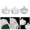 Beaupretty 3pcs Crystal Glass Nail Liquid Powder Cup High Transparency Manicure Dappen Dishes for Acrylics Includes and Designs for Nail Art Applications view 2