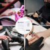 Beaupretty Nail Art Silicone Mat Versatile Practice Pad for Nail Polish Coloring and Sticker Guide Easy Cleanup and Storage Includes Ruler Pattern b view 2