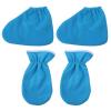 4pcs Essential Oil Gloves Hand Mitts for Paraffin Treatment Socks for Women Sock Booties for Women Moisturizing Gloves Spa Paraffin Wax Gloves Women's Gel Take a Bath Polyester view 1