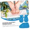 4pcs Essential Oil Gloves Hand Mitts for Paraffin Treatment Socks for Women Sock Booties for Women Moisturizing Gloves Spa Paraffin Wax Gloves Women's Gel Take a Bath Polyester view 3