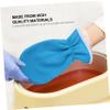 4pcs Essential Oil Gloves Hand Mitts for Paraffin Treatment Socks for Women Sock Booties for Women Moisturizing Gloves Spa Paraffin Wax Gloves Women's Gel Take a Bath Polyester view 4